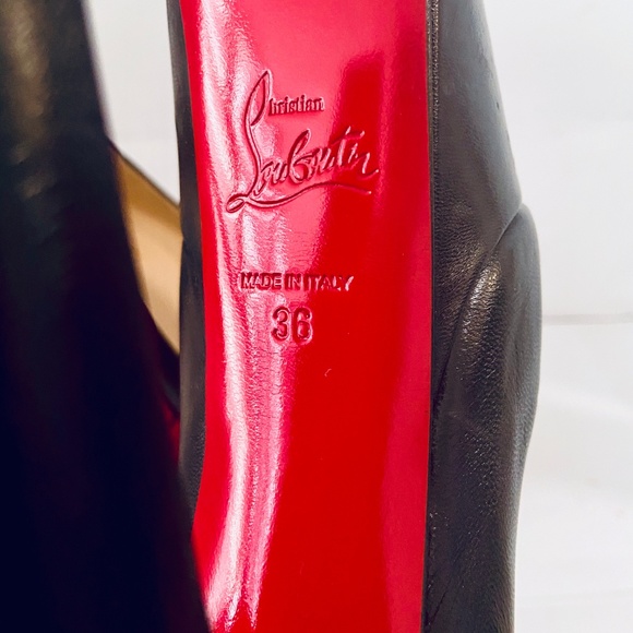 ❌SOLD❌Louboutin ELECTROPUMP 160 Black Spiked Pump - Picture 7 of 8